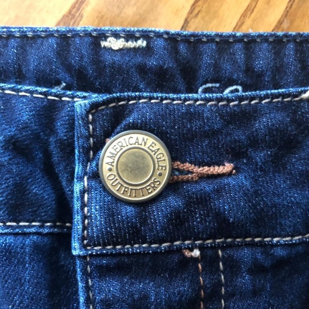 Denim mini skirt